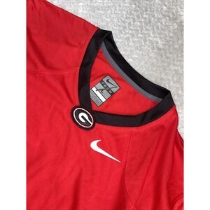 Nike Georgia Bulldogs‎ Dri Fit  LARGE Red NWT